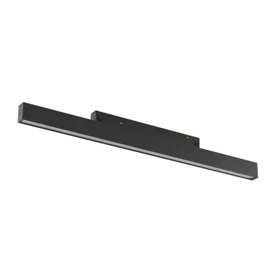 Corp de iluminat liniar cu difuzor opal XTEN încastrat/aparent, 10 W, 3000K, DALI, negru sablat